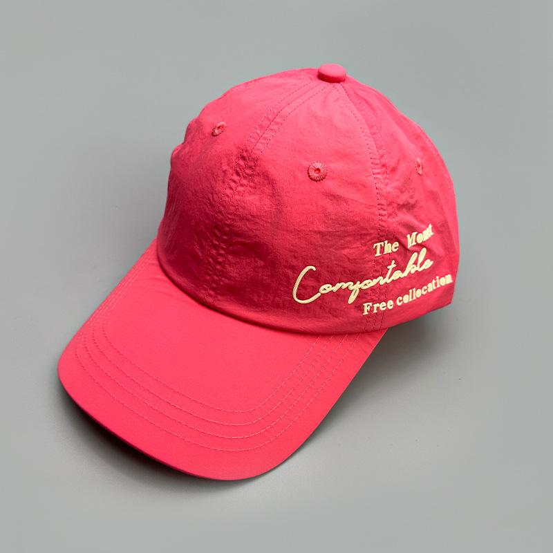 Quick-Drying Offset Alphabet Baseball Hat Male Female Breathable Outdoor Student Cap Mountaineering
