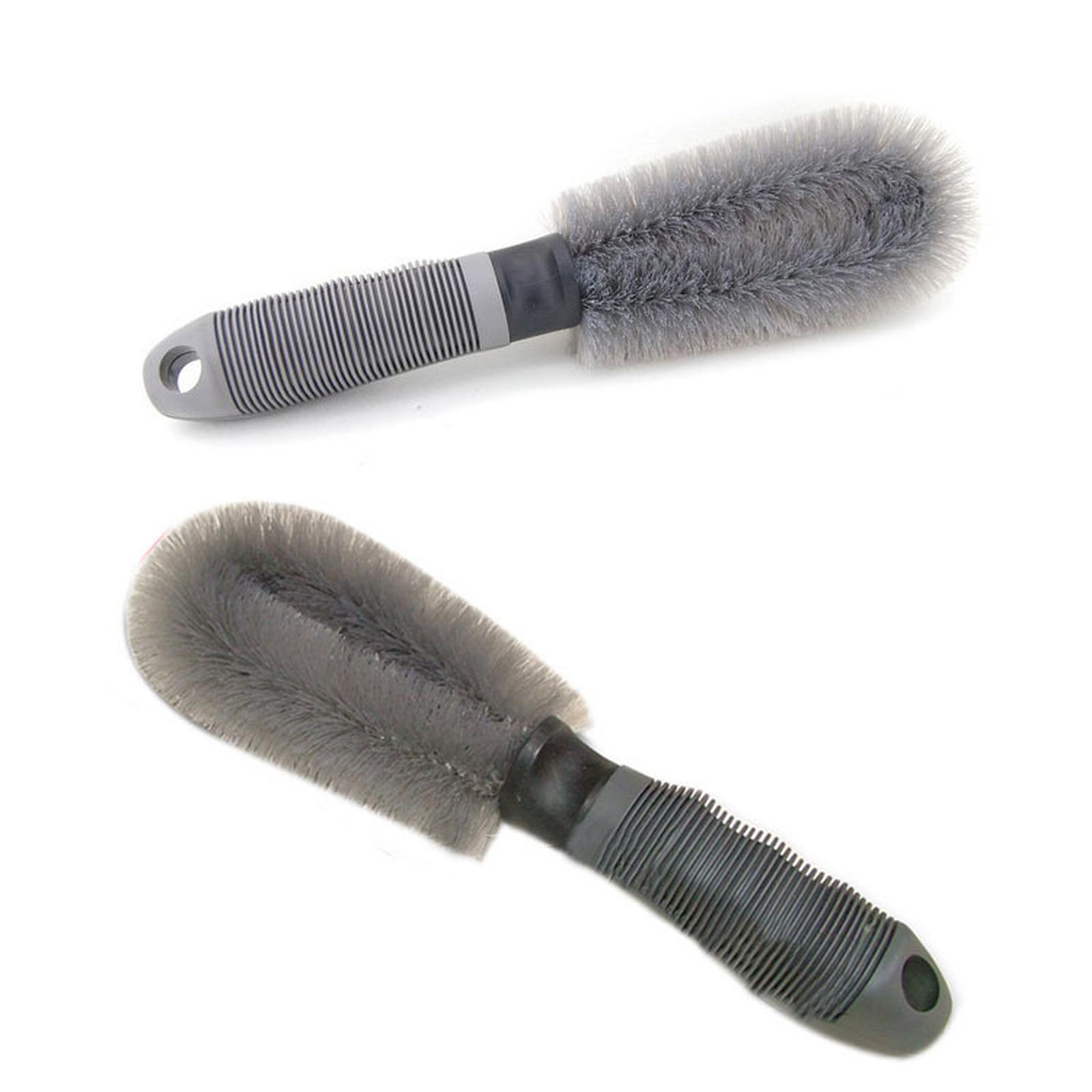 Car Wheel Rim Tire Cleaning Brush Multi-Purpose Auto Detailing Brush one size чёрный