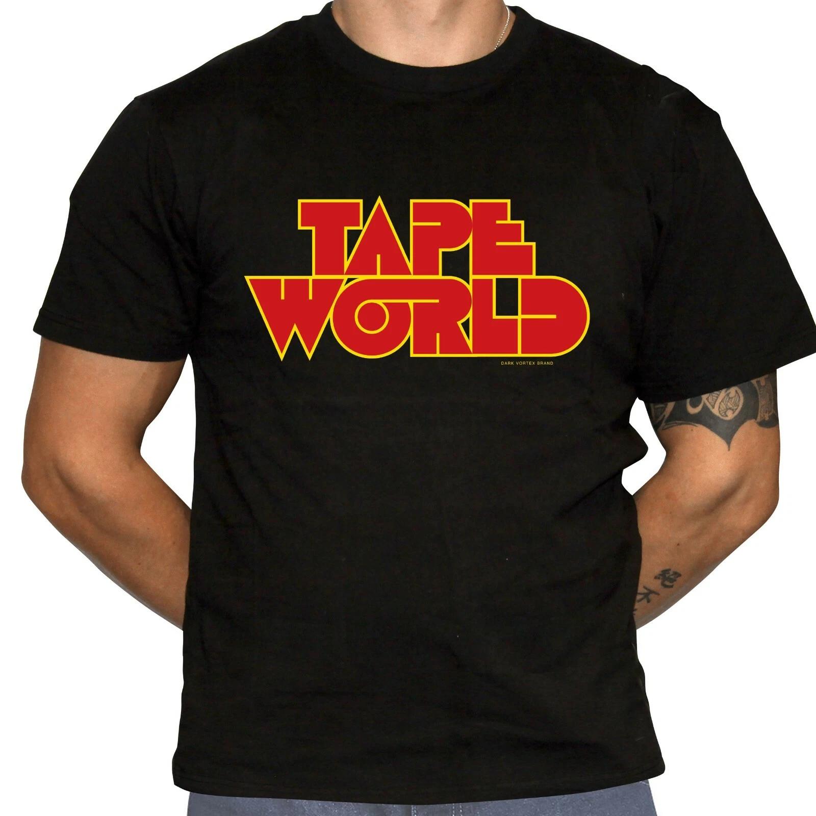 Tape World T-Shirt - Defunct Music Store Logo - 100% Preshrunk Cotton T-Shirt XXXL