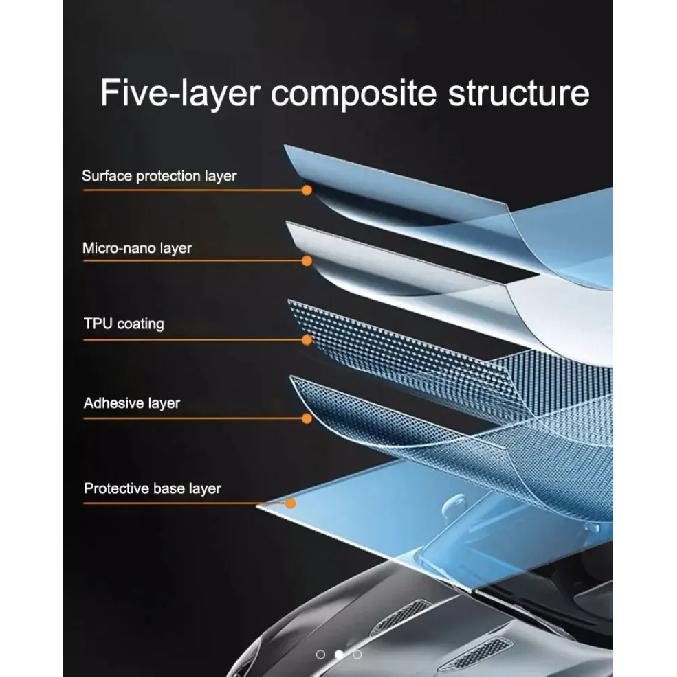For Tesla Model 3 Y Juniper 2021-2025 Door Handle Scratch Protector-Inverted Door Handle Paint Protective TPU Film Car Clothing