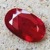 109.15 Ct Natural Mozambique Red Ruby Oval Cut Certified Loose Gemstone