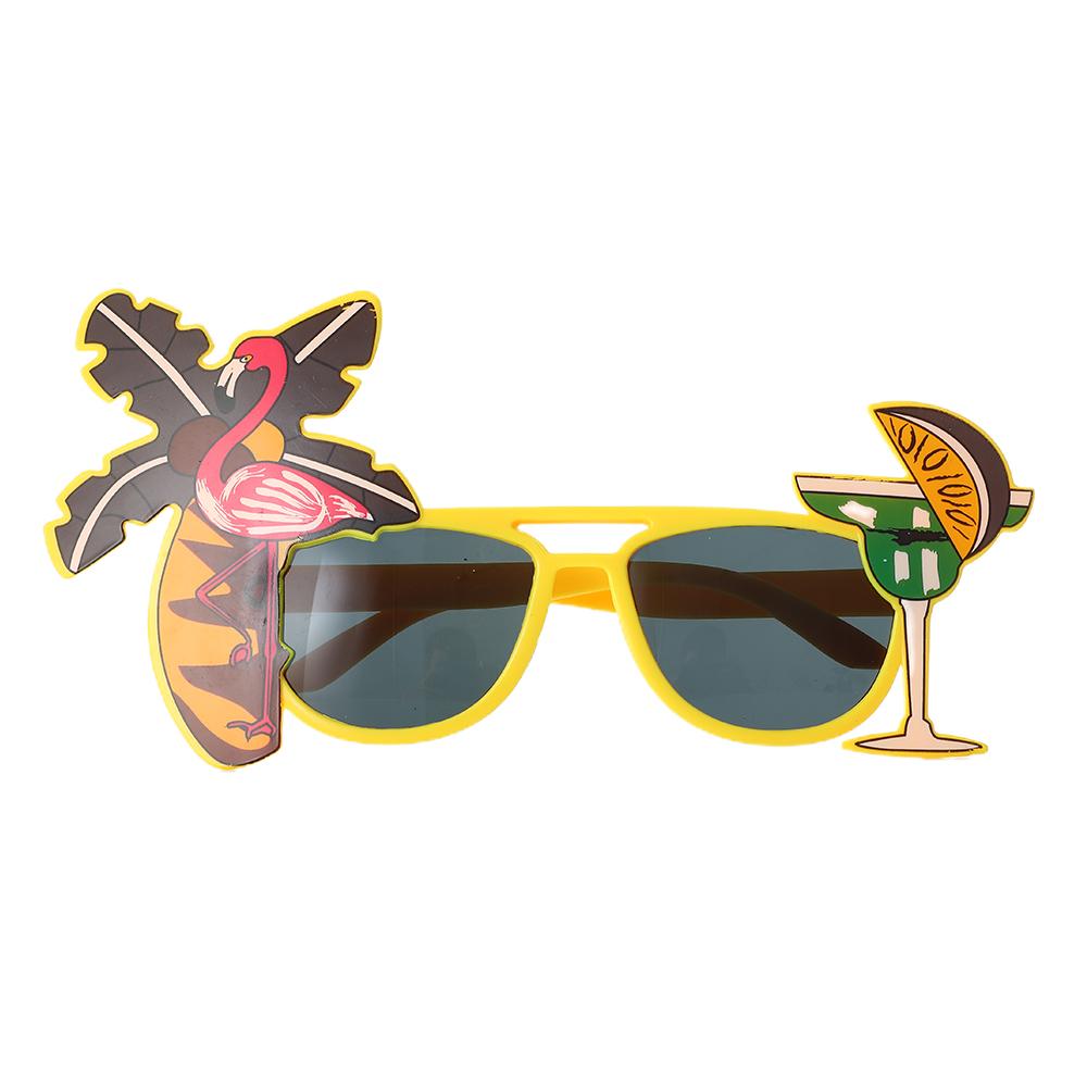 Buy 1pc Hawaii Tropical Party Glasses Flamingo Pineapple Hawaiian