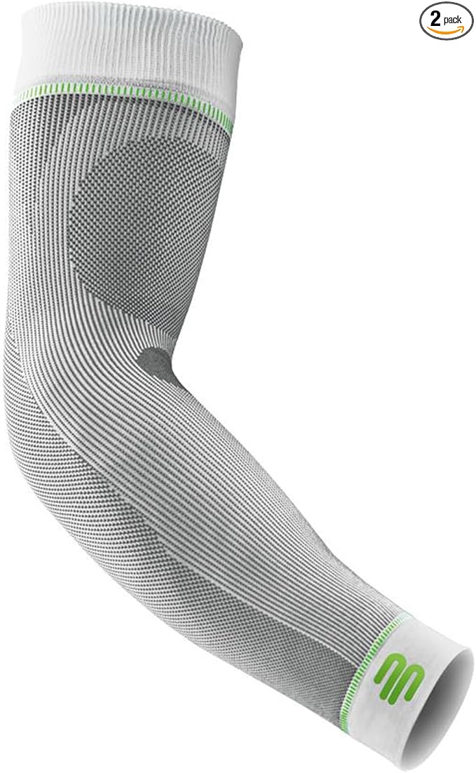 

БАУЭРФАЙНД СПОРТИВНЫЕ КОМПРЕССИОННЫЕ РУКАВА ДЛЯ РУК Компрессионные Спортивные Рукава для Рук Сделано из Компрессионного Материала Уменьшают Мышечную Вибрацию и Способствуют Энергии (Спортивная рука) X-Large/Short белый