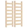 40Pcs Miniature Ladder Decorations for Dollhouse Garden Realistic Wooden Craft Props Small Size Landscape Design Lightweight