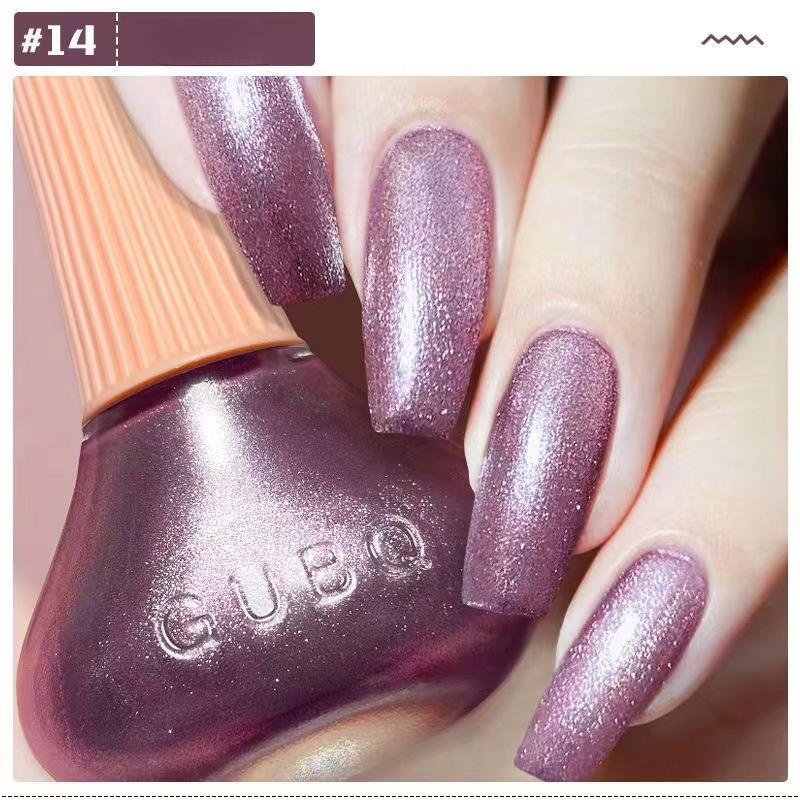 Nail Art Popular Milk White Nail Polish Quick Dry Long Lasting Varnish Matte Pearlescent Laser Glitter Nail Polish Make