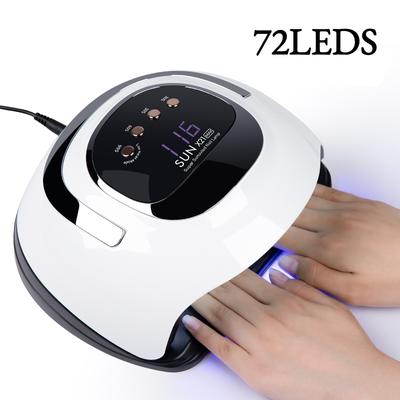 Lamp for Nails 72LEDs Professional Nail Lamp with Automatic Sensing Portable Nail Dryer Manicure Tools