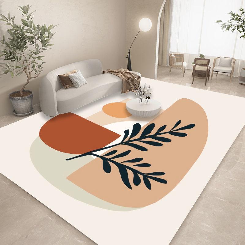 Living Room Carpet Simple Small Red Book Entry Splicing Sofa Coffee Table Blanket Bedroom Room Full Bed Side Resistant To Dirt