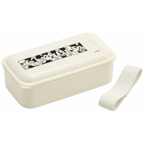 

Skater Bento Box, Silver Ion (Ag+) Antibacterial, Fluffy Serving, Integrated Gasket, Single Tier, 530ml, Mickey Mouse Disney, PAL5AG