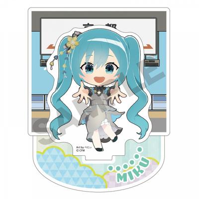 Vocaloid Hatsune Miku Diorama Acrylic Stand Hatsune Miku Hannari 2024 Mini Character