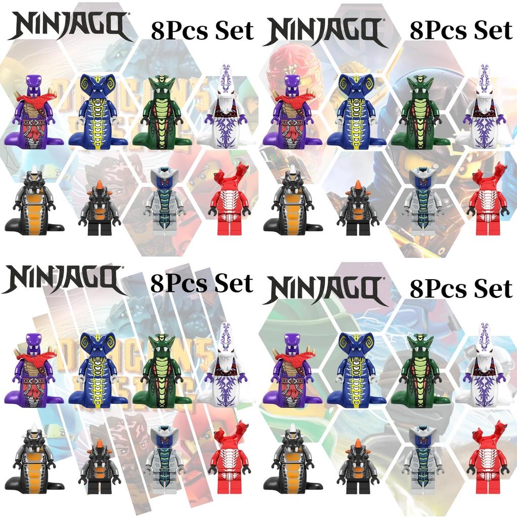 Hot Selling Ninja Series Building Blocks Toy A025-032 Diy Plastic Construction Export Type
