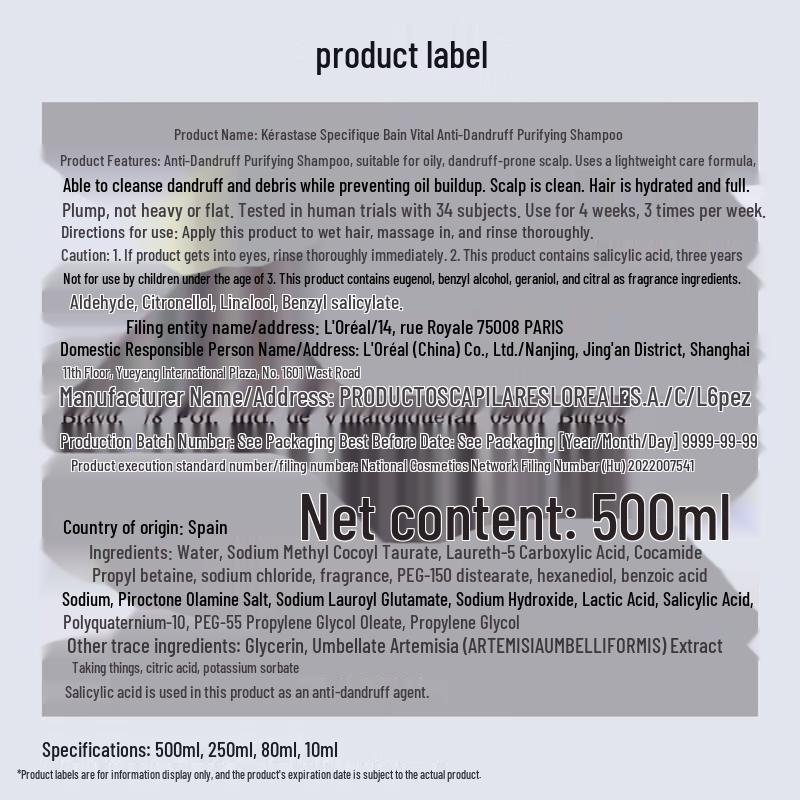 Kérastase Scalp Renewal Anti-Dandruff Shampoo & Hair Oil Set