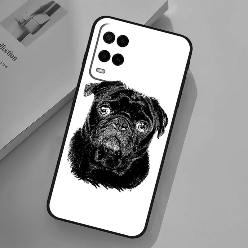 

Cute Pug Dog Case For Oppo A17 A57 A77 A74 A54 A94 A78 A98 A18 A60 A80 A40 A38 A58 A96 A76 A16 A15 A5 Pro OPPO A74 4G