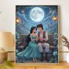 Disney Diamond Painting 5D DIY Aladdin Jasmine Diamond Painting Art Diamond Painting Kit Adult/Beginner Gift Idea Home Decor