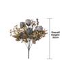 Lifelike Texture Faux Rose Bouquet Artificial Roses Cloth Petals