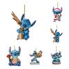 Enchanting Cartoon Anime Stitch Acrylic Pendant Christmas Tree Decoration Diy Crafts