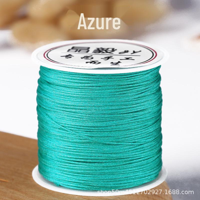Taiwan Jade Line No. 72: 50m Hand-Woven DIY Rope for Jewelry and Beading