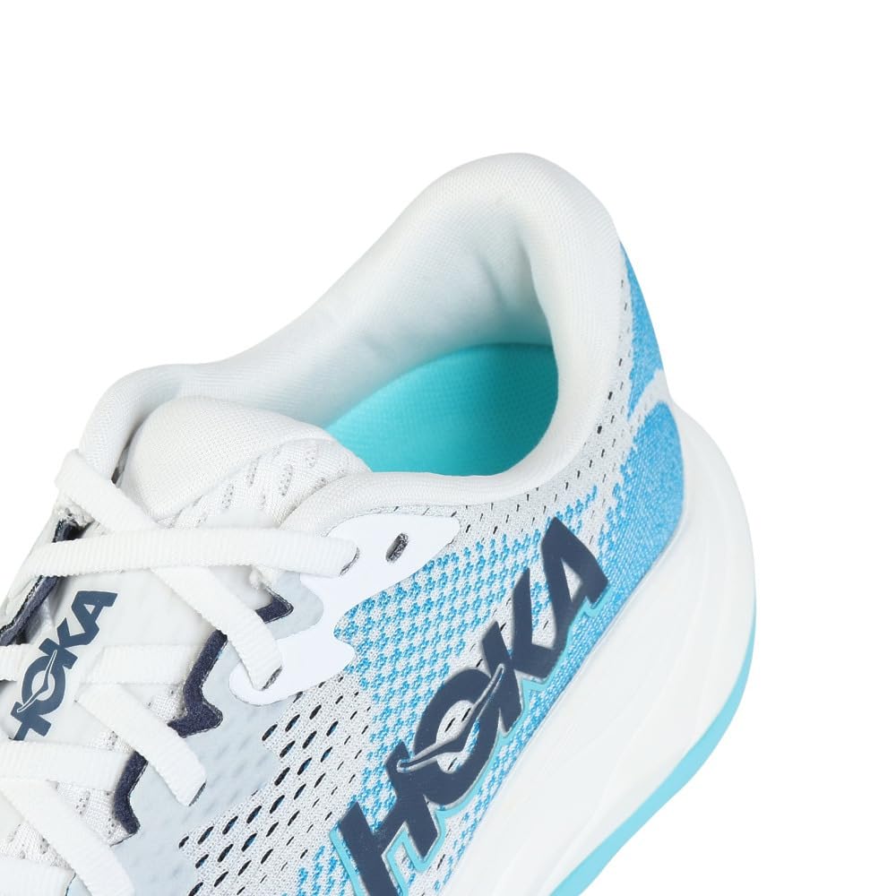 HOKA Rincon 4 Running Jogging x Size Shoes, Shoes, 1155130-FSK (White Blue, 25.5, Men's)