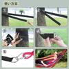 Swing hammock fixing belt 150cm, load capacity 1000kg, safe, wear-resistant, non-slip, easy installation, 2 carabiners, 1 dedicated storage bag