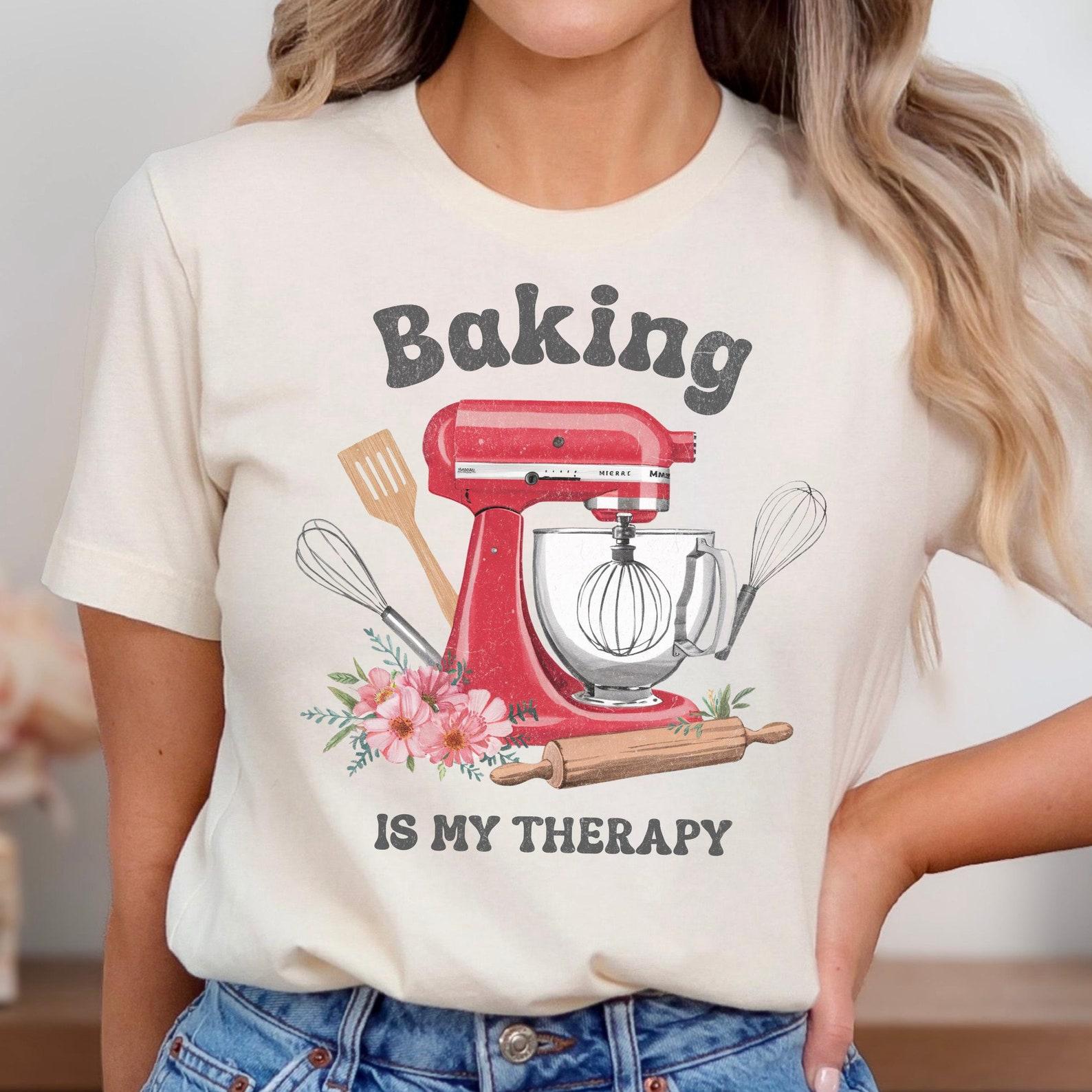 Baking Is My Therapy T-Shirt: Gift for Bakers S