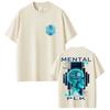 Rapper MENTAL PLK Album 2025 Merch T-Shirt für Herren Damen Streetwear Tops 100% Baumwolle T-Shirt 09302