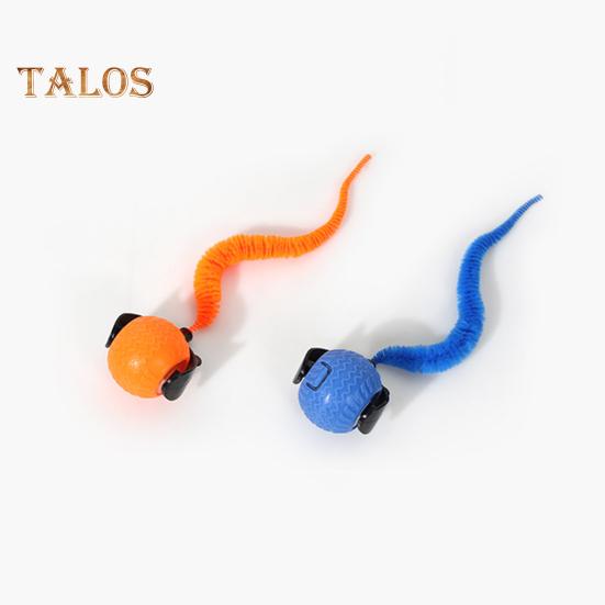 Interaktives Katzen-Rollball-Spielzeug, durch Berührungsbewegung aktivierter Smart Ball mit 3 Modi, über USB wiederaufladbar, automatisch bewegliches Ballspielzeug für Katzen im Innen- und Außenbereich