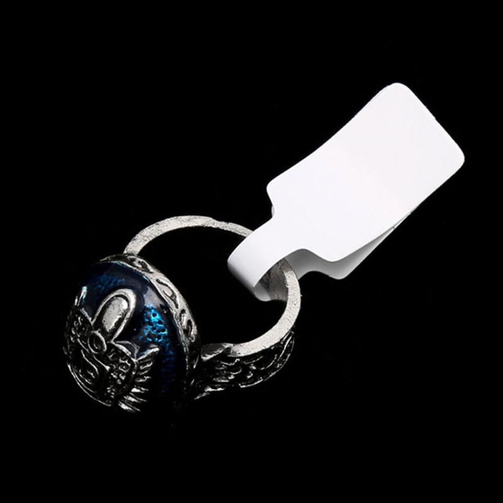 100/200 st Blanka Prislappar Halsband Ring Smycken Etiketter Pappersklistermärken Verktyg
