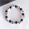 Dark Hip Hop Skull Beaded Bracelet Punk Gothic Retro Couple Bracelet Trend Personality Jewelry