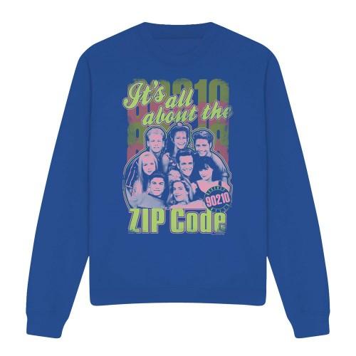 90210 Unisex Adult Zip Code Sweatshirt