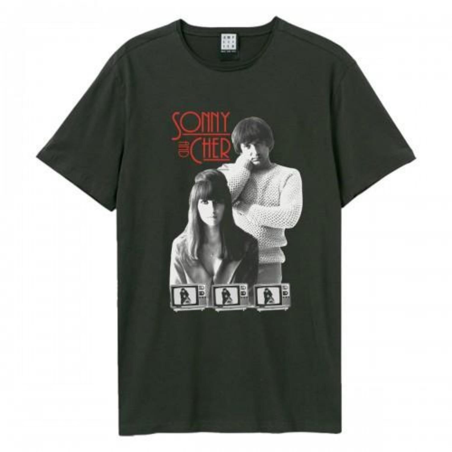 Amplified Unisex Adult Mod Tv Heritage Sonny And Cher T-Shirt S разноцветный