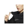 Nike Bedrucktes Logo Wasserdicht Kapuzenjacke Langarm Damenjacken Schwarz DQ0883-010