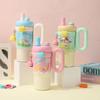 850ml Insulated Cup Cartoon Water Mug New Thermal Bottle  Birthday Gift