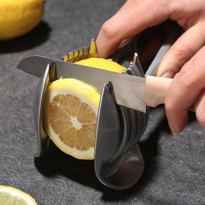 SHZMJL Kreative Zitrone Multifunktional Orange Mehrzweck Handheld Rund Obst Gemüseschneider Halter mit Festgriff Griff Schneider, Schneider, Schneider,