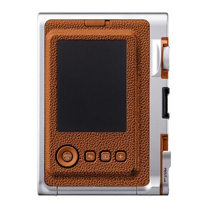 Appareil photo instantané - fujifilm - instax mini evo - couleur brun - bluetooth - flash intégré