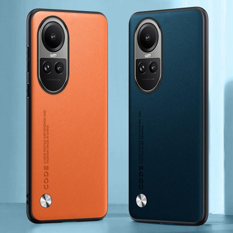 Luxury PU Leather Case For OPPO Reno 10 Pro 5G Back Cover Silicone Shockproof Protection Phone Case For OPPO Reno10 Pro 10Pro