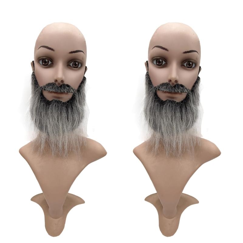 Fake Beards Mustaches Halloween Beard Funny Fake Beard Costume Party Supplies