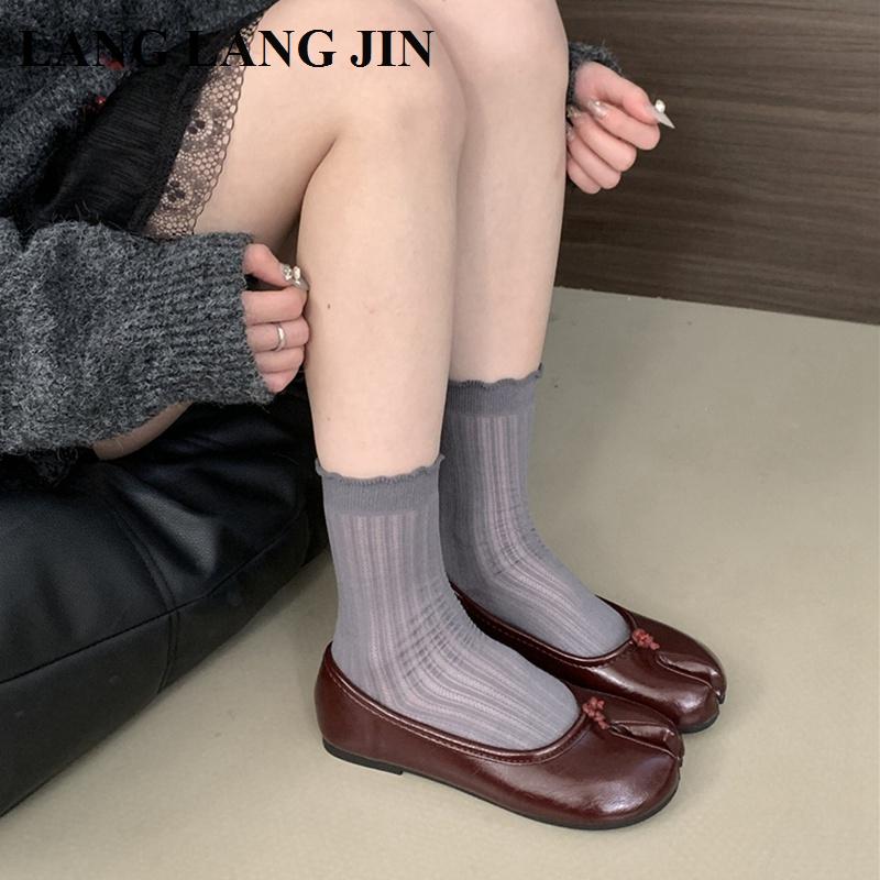 Women Flats Tabi Ninja Shoes Fashion Split Toe Ballet Leopard Print Shoe Comfy Flat Ballerina Soft Moccasins Casual Loafer Mujer