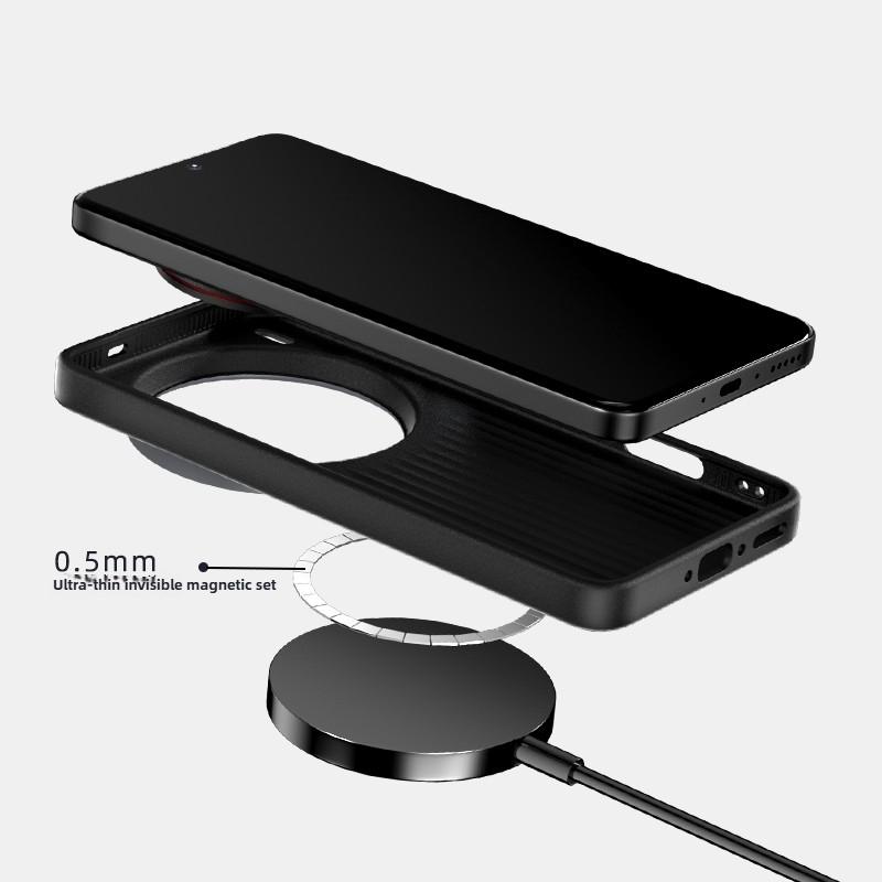 Mikrorelief Kohlefaser Handyhülle für Vivo X300 PRO X200 Ultra X200S Pro Mini Hardware-Linse Unsichtbarer Magnet TPU+PC Rückseite