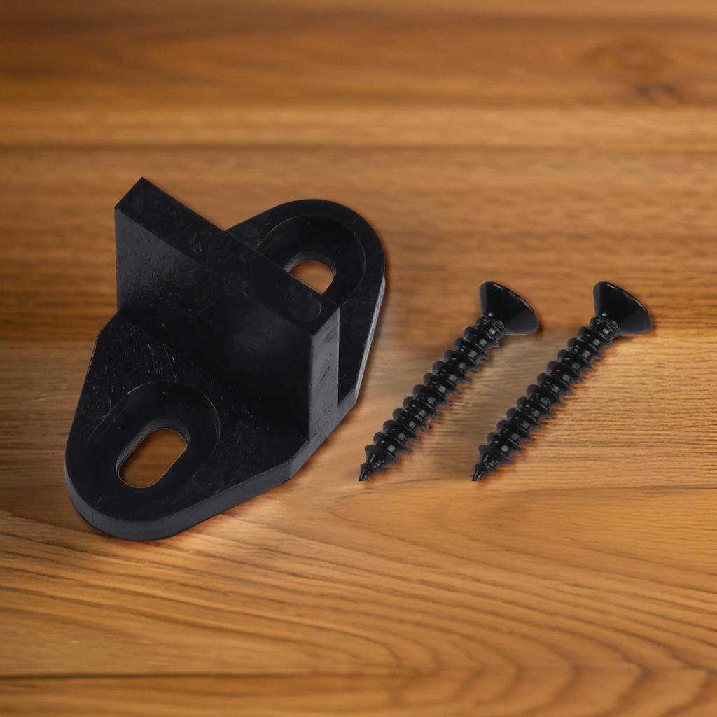 Tools Shock Stoppers Swing Stopper Wooden Door Sliding Door Stay Roller 2pcs 4.5*2*2cm Adjustable Barn Door Black