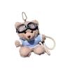 [MANATAS] Back Charm Bear Panda Goggles Strap Cute Healing Accessory Stuffed Toy Pilot Carabiner with Jars