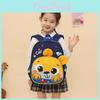 Adorable Cartoon Print Kids Backpack With Breathable Lightweight Design For School