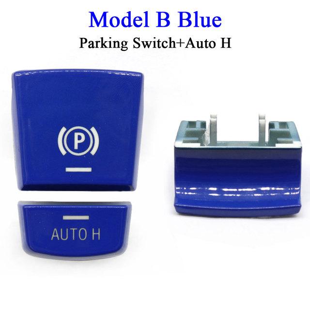 Electronic Parking Brake Switch Handbrake Cover Auto H Button For BMW 5 7 X3 X4 X5 X6 F Series F01 F02 F10 F18 F12 F15 F16 F25
