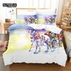 Christmas Digital Printing Bedding Set Christmas Santa Duvet Cover Set 3D Bedding Linen Queen Size Fashion Design