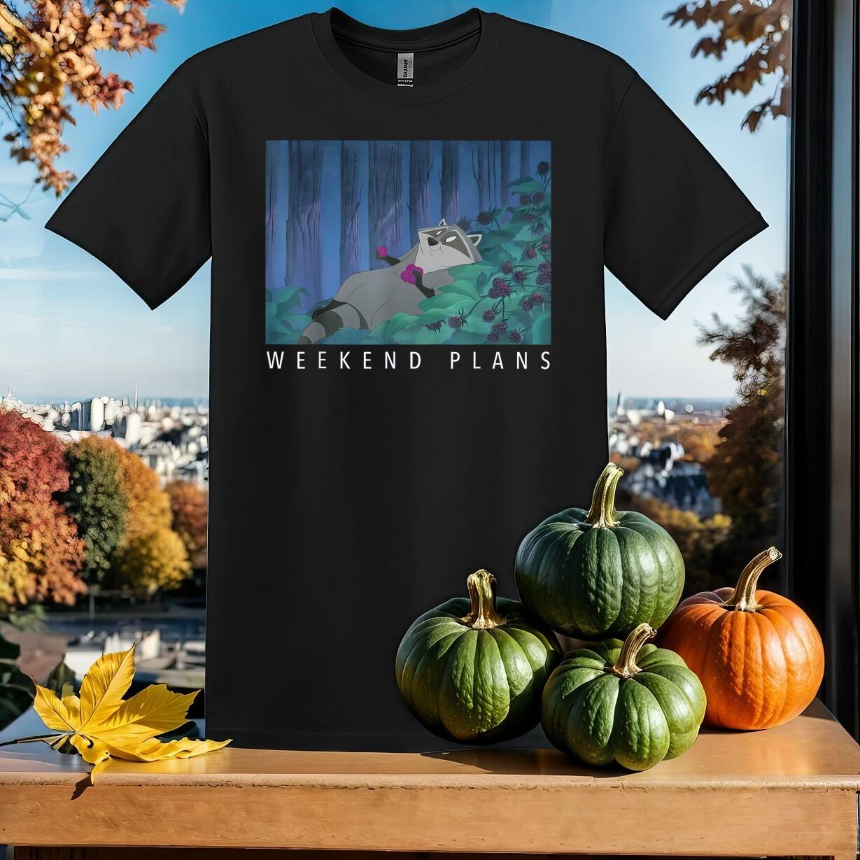 Cute Meeko Weekend Plan T-shirt T shirt Men Women Unisex Tshirt SY62 XXXXL