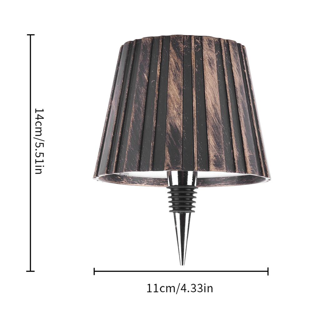 Weinflaschenlampe, LED-Tischlampe, Atmosphären-Nachtlicht, 3-farbig, stufenloses Dimmen, wiederaufladbare Touch-Control-Weinflaschenlampe