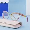 Personalized Diamond-Set Flat Glasses Frame For Women, Cat Eye Can Be Matched With Myopia Glasses Frame For Women