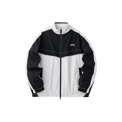 Colorblock Stehkragen Reißverschlussdesign Überschnittene Schultern Langarmjacke Herrenjacke Basic-Schwarz Muschelrosa Grau 952418602-2