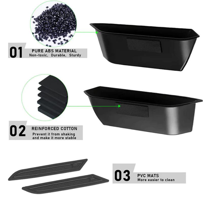 Set of 2 Storage Boxes for 2021+ Bronco Front and Rear Doors