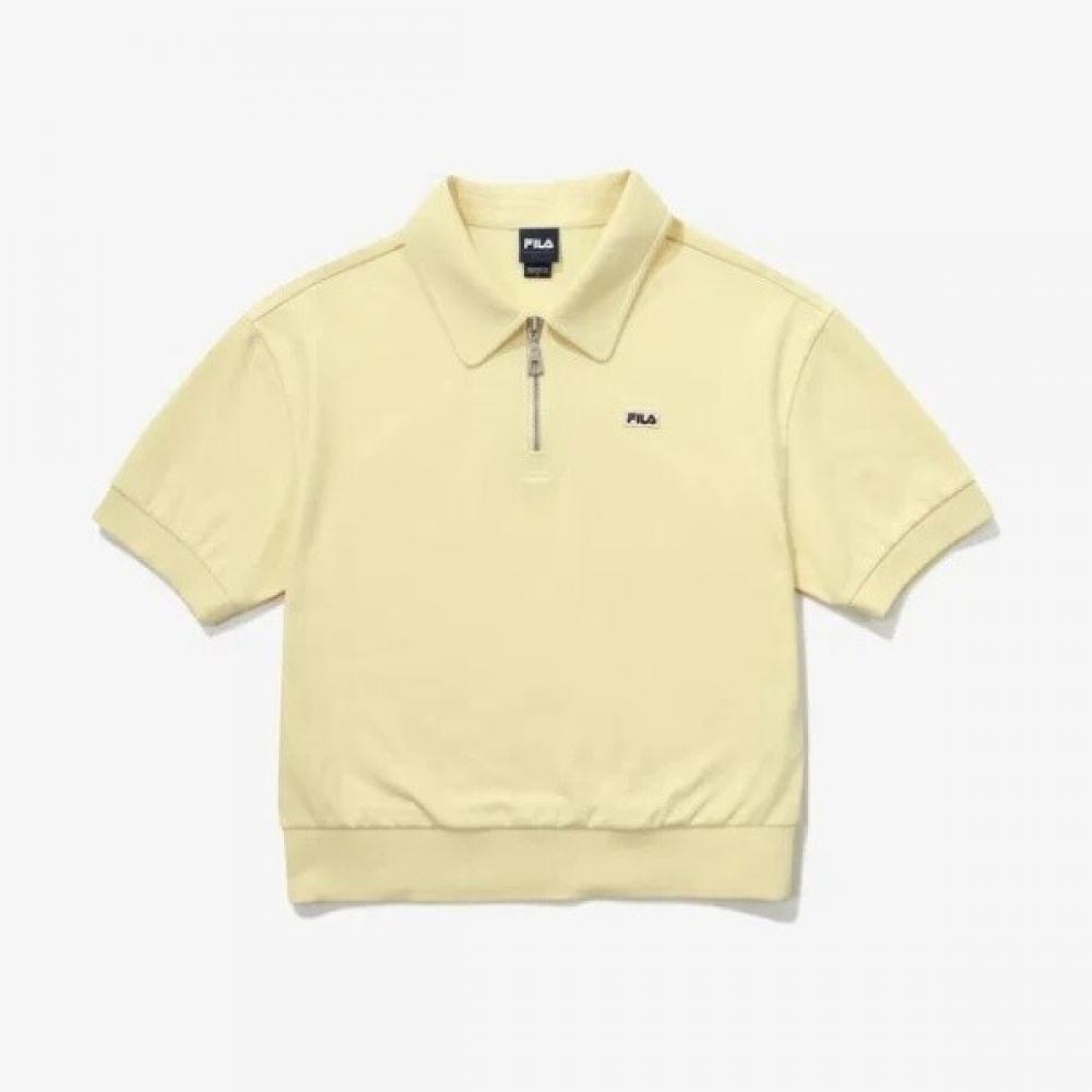 Fila Functional Cotton Blend Half Zip Short Sleeve Polo Fs2tsg2151fbty 95(M)