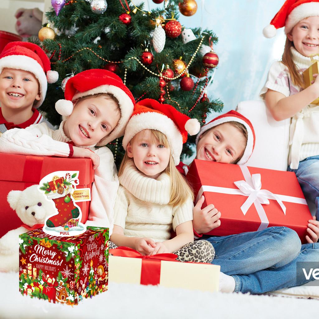 Gift Christmas Festivity Box With Red Socks For Seasonal Celebration Gift And