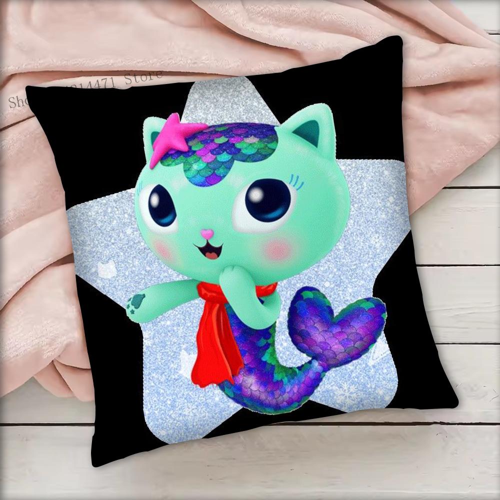 1 Stück G-Gabbys Puppenhaus Kissenbezug Quadratisch Schlafzimmer Sofa Freizeit Komfort Kissen Auto Wohnzimmer Heimdekoration